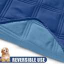 Smiry Waterproof Dog Bed Cover Blanket 52x82, Soft Reversible Pet Blanket, Washable Leakproof Cats Dogs Couch Cover for Sofa, Couch, Furniture, Navy/Blue