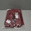 Blouses for Women Casual Puff Long Sleeve Shirts Fall Crew Neck Knit Textured Tunic Tops with Smocked Cuffs (Small)