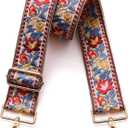 S-Jacorry Purse Strap Replacement Crossbody Wide Shoulder Strap Adjustable Canvas Straps Handbag Strap Replacement Belts