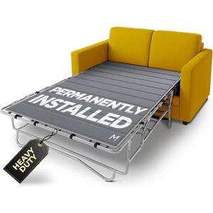 Meliusly Sleeper Sofa Support Board Full Size (46x64) Permanently Installed Wood Sofa Bed Board for Pull Out Couch, Folds with Frame, Under Mattress Bar Shield, Sofa Bed Support, Folding Bed Board