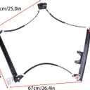 66944900 Front Left Driver Side Power Window Regulator Compatible for Maserati Quattroporte M139 2003 2004 2005 2006 2007 2008 2009 2010 2011 2012 2013, 84934200 Power Window Regulator