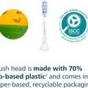 Philips Sonicare G3 Two-in-One - Genuine Replacement Electric Toothbrush Heads, White, 4 Pack One Year Supply, HX9054/65
