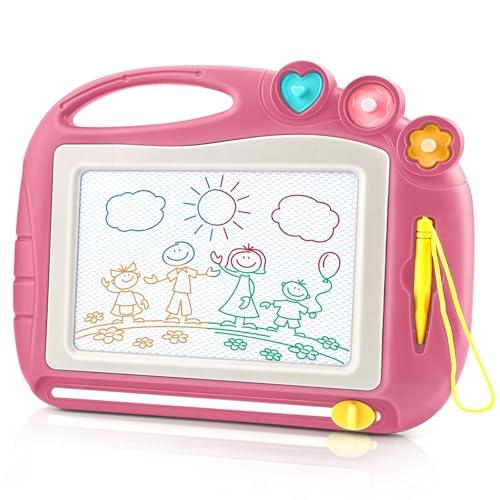 Daisiki Magnetic Drawing Board, Toddler Toys for Age 1 2 3 Boys Girls, Toddler Drawing Board, Birthday Easter Christmas Halloween Kids Toy Gifts for Boys and Girls