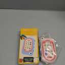 Richgv Toys for Babies 6-12 Months Girls, Dinosaur Baby Phone Toy Baby Girl Gifts with 80+ Sound Effects Color Changing Light 1 Year Old Girl Birthday Gift Stocking Stuffers 6 Months +