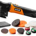 AUTIWOZ Mini Polisher, 2/3Inch Small Buffer Polisher, 630W with 12mm Random Orbital, Dual Action Car Polishers and Buffers for Car Detailing, Headlight Polishing, 2500-7000RPM with Soft Start, W02