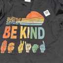in A World Where You Can Be Anything Be Kind Sign Language T-Shirt, Small