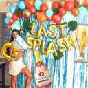 LaVenty Luxury Last Splash Bachelorette Party Decorations Mermaid Bridal Shower Decorations Pool Hawaiian Luau Beach Bachelorette Decorations Tropical Bridal Shower