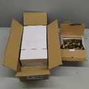 Flat Ball Door Knob with Keys and Lock, Keyed Entry Round Design Doorknob for Front/Entrance Doors, Polished Brass Finish (1 Pack)