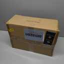 Boho Dining Room Light Fixture, 5-Light Rattan Chandelier, Farmhouse Woven Large Coastal Wicker Wood Bamboo Bohemian Rustic Rectangle Black Linear Pendant Lights Over Table for Kitchen Island