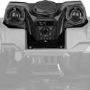 KEMIMOTO UTV 3-Speaker Audio Kit with 5.25" Woofer Compatible with Ranger 1000/1000 XP /1000 XP Crew 2018-2025, Sound System with All-in-One Dash Unit FM Radio Waterproof Accessories