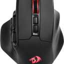 Redragon M811 PRO Wireless MMO Gaming Mouse, 15 Programmable Buttons RGB Gamer Mouse w/Ergonomic Natural Grip Build, 10 Side Macro Keys, Software Supports DIY Keybinds & Backlit