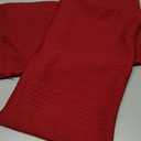 Booque Valley Rectangular Throw Pillow Covers, Pack of 2 Super Soft Elegant Modern Knit Lumber Red Cushion Covers, Oblong Pillowcases for Sofa Bed Car Chair, 12 x 20 inch (Red)