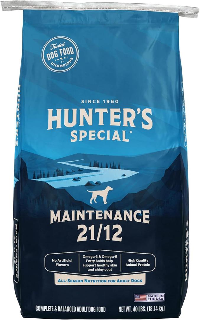 Maintenance Dog Food 21/12 - All-Season Nutrition for Adult Dogs, 40 lbs.