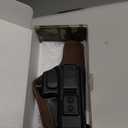 G19 Holster - Compatible with Glock 19/19X (Gen 3-5) Glock 44/45 Glock 23/32 (Gen 3-4) - IWB Holster - Inside Waist Concealed Carry Accessories - Kydex and Leather Hybrid by MUNALO