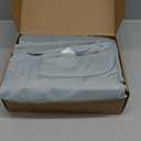 Beckham Hotel Collection Sheets Set King Size, 100% Cotton Sateen Fabric, Silky Smooth & Soft, Cool Touch, 16 Deep Pocket, 4-Piece, Aqua Gray