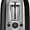 BLACK+DECKER 2-Slice Toaster, TR1278BD, Extra Wide Slots, 7 Shade Settings, 850 Watts, Frozen and Bagel Buttons