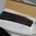 Logitech K270 Wireless Keyboard for Windows, 2.4 GHz Wireless, Full-Size, Number Pad, 8 Multimedia Keys, 2-Year Battery Life, Compatible with PC, Laptop, Black (1 Pack)