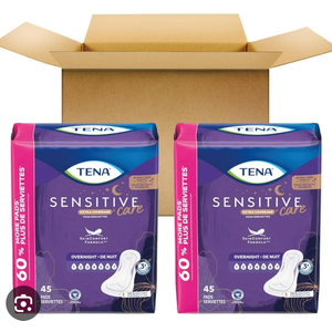 Tena Serenity Sensitive Extra Coverage Overnight Incontinence Pads 7, 45.0 ea, 2 pack