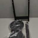 iDavosic.ly Plant Stand Indoor Outdoor, 3 Tier Corner Metal Flower Display Holder Shelf, Easy Assembly Folding Tall Orchid Rack for Patio Balcony Porch Garden Living Room House, Black