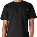 Dickies Men's Big & Tall Heavyweight Crew Neck Short Sleeve Tee Big-Tall (X-Large, Black)