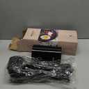 Silicone Cooking Utensils Set - 600F Heat Resistant, Nonstick Kitchen Utensil Set with Spatulas, Spoons, Whisk, Tongs, BPA Free, Dishwasher Safe, Black