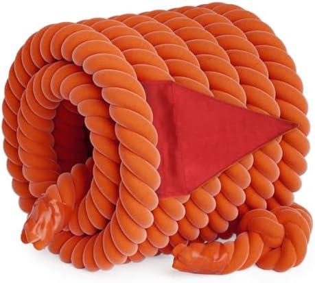 X XBEN 35 Feet Tug of War Rope with Flag for Kids, Teens and Adults, Soft Polypropylene Rope Games for Team Building Activities, Family Reunion, Birthday Party