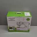 Mini Dual-Speed Sewing Machine,12 Built-in Stitches and Reverse SewingFoot Pedal, Dual Needle for Heavy Fabrics,Adjustable Sewing SpeedPortable & Beginner