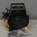 LHUKSGF Greenhouse Heater with Digital Thermostat, 1500W Electric Outdoor Heater, Overheat Protection, Fast Heating, Waterproof for Grow Tent, Green House, Patio, Black