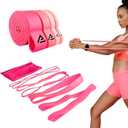[4 Sizes] Perfect Stix Pull Up Resistance Bands for Women - Pull Up Assistance Exercise Bands. Resistance Bands for Working Out, Stretching, Powerlifting and Fitness