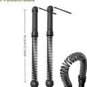 2pcs Weighted Ropeless Battle Ropes for Home Gym, Heavy Duty Weighted Cordless Battle Ropes for Men Women, Portable Exercise Workout Equipment for Strength Building, HIIT, SOGA para Ejercicios