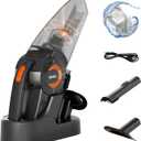 whall Handheld Cordless Car Vacuums, Wet and Dry Use 9000Pa Strong Suction Vacuums, Rechargeable Portable Vacuum Cleaner with LED, Charging Dock, Lightweight Mini Vacuum for Car, Home and Office,Coral