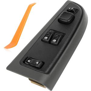 15883318 15181222 15195299 Power Window Switch Front Driver Side & Bezel Set for Chevrolet Silverado 2003 2004 2005 2006 2007 for GMC Sierra 2003-2007 Master Window Button Control Switch