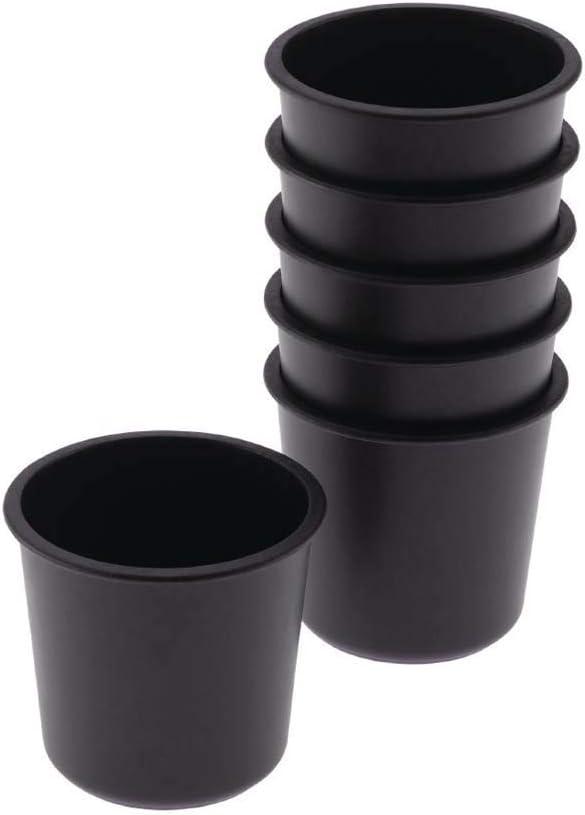 Matfer Bourgeat Exoglass Baba Molds, Nonstick, 2 1/3", Pack of 6