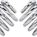 Motorcycle Solo Seat Springs Mounting 2 Inch Spring Bracket Hardware Mount Kit Fit for Harley Sportster Softail XL 883 1200 Dyna Bobber (Black) (Chrome)