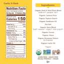 Simple Mills Organic Seed Crackers, Garlic & Herb, Gluten Free, Flax Seed, Sunflower Seeds, Corn Free, Low-Calorie Snacks, Plant Based, Nutrient Dense, 4.25oz, 3 Count (EXP 11/19/25)