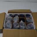 12pcs Large Blue Votive Candle Holders, 3.16"3.16" Blue Votives with Vintage Floral Design, Tealight Candle Holder for Wedding Decor, Bridal Shower, Centerpieces for Tables