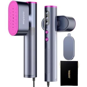 Jack ＆ Rose Travel Steamer for Clothes,100-220V Portable Iron,15s Heat Up,Steamer ＆ Iron 2 In 1, Travel Size,Large Ceramic Heat Panel,for Global and Europe, had water in it