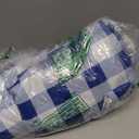 Picnic Table Cover with Bench Covers and Bag, Camping Table Camping Essentials Cover with Elastic Edges (Blue)