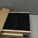 Dog Ramp for Bed - Foldable Small to Large Dog Ramp for Couch - 6 Adjustable Height from 12" to 24" - Stairs with High Traction Mat - Wooden Portable Ramp for Dogs to Get on Bed Couch Car Up to 200LBS (Burlywood(black))