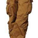 Match Men's Wild Cargo Pants, Mud Large
