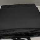 Everlasting Comfort Stadium Seats with Back Support - Adjustable Memory Foam Bleacher Chairs with Back and Cushion, Portable, Easy Folding Stadium Seat Cushion with Storage Pocket (01. Black)