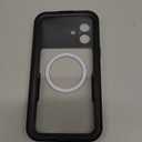 for iPhone 16 Plus Waterproof Case, with Built-in Screen Protector Dustproof Shockproof [Compatible with MagSafe] Full Body Underwater Protective Phone Cover for iPhone 16 Plus 6.7" (Black, 16 Plus)