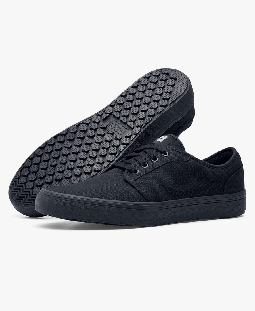 Shoes for Crews Unisex Slip-Resistant Work Sneakers – Comfortable, Non-Slip Work Shoes for Men & Women in Hospitality, Retail, Food Service & More - Merlin Size 40