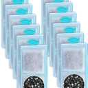 12 Pack Fish Tank Filter Compatible with Top Fin PF-S Filter Cartridge, Upgraded PF-S Aquarium Filter Cartridge Compatible with Top Fin PF10 Power Filters Activated Carbon & Zeolite