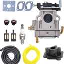 531147180 Carburetor Tune Up Kit Fit for Husqvarna 150BT (2022-Present) 345BT Backpack Leaf Blower Replacement Parts