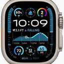 Apple Watch Ultra 2 [GPS + Cellular, 49mm] - Titanium Case with Blue Ocean Band, One Size (Renewed)