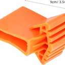 Cabilock Anti-Slip Ladder Feet Rubber Pads 2-Pack Folding Ladder Feet Covers for Stability and Floor Protection Non Skid Foot Pads for Home and Workplace Safety