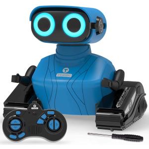 KaeKid Robots for Kids, 2.4Ghz Remote Control Robot Toys with LED Eyes & Flexible Arms, Dance & Sounds, RC Toys for 3 4 5 6 7 8 Year Old Boys Girls (Blue)