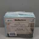 Mueller Ultratemp King Size Sheets Set, Super Soft 1800, 6 Piece, Deep Pocket up to 16" Cooling Sheets King Size, Transfers Heat, Breathes Better, Hypoallergenic, Wrinkle, Aqua