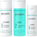 Proactiv 3 Step Acne Treatment - Benzoyl Peroxide Face Wash, Repairing Acne Spot Treatment for Face and Body, Exfoliating Toner - 30 Day Complete Acne Skin Care Kit